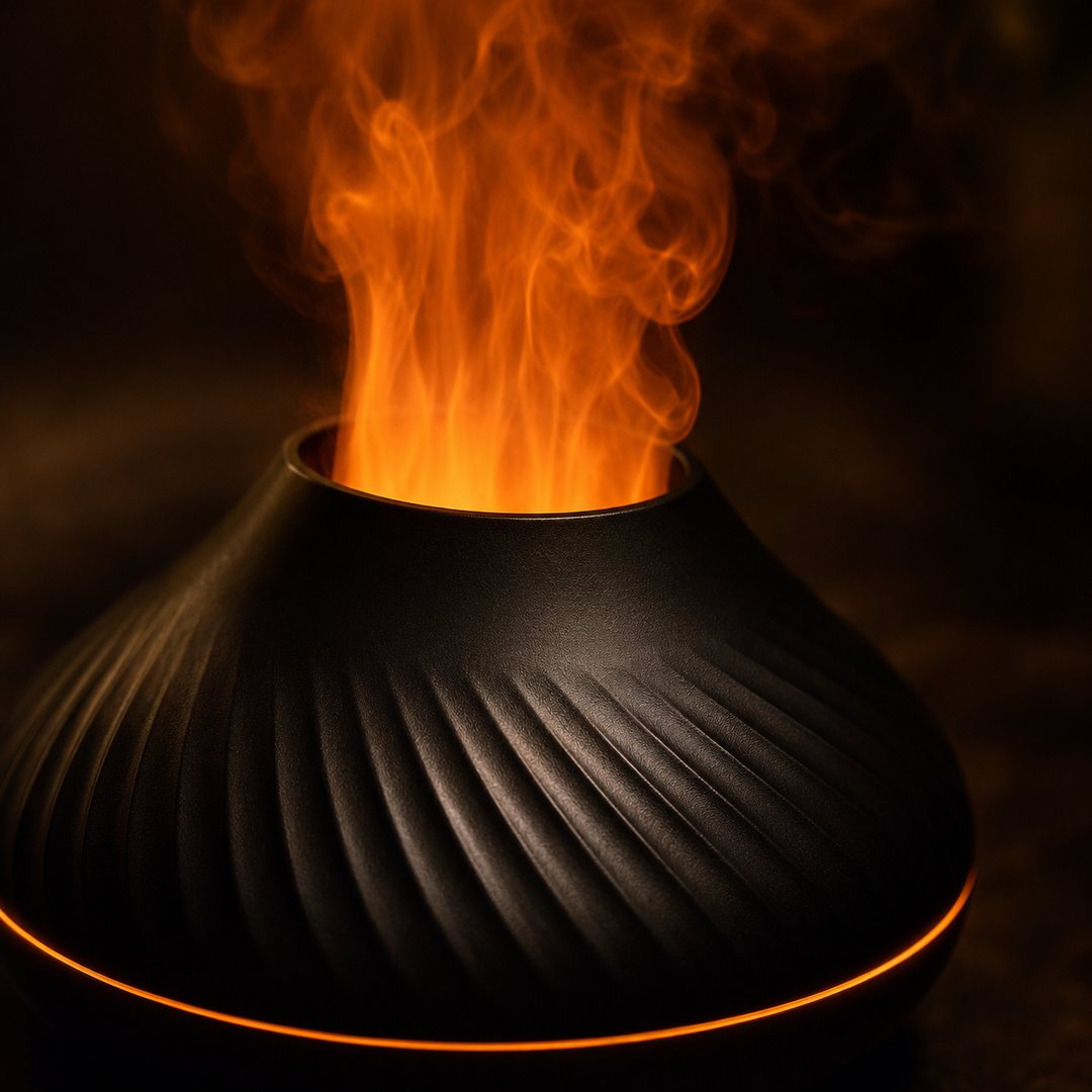 Diffuser flame close-up